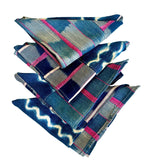 Handcrafted Quilted Mudcloth Napkins