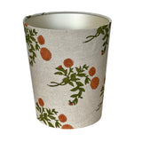 Agni  Linen Hand Blocked Waste Basket