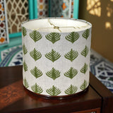 Aloka - Bespoke Blockprint Drum Lampshade