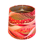 Cassandra Pink Designer Empire Lamp Shade with Silk Interior