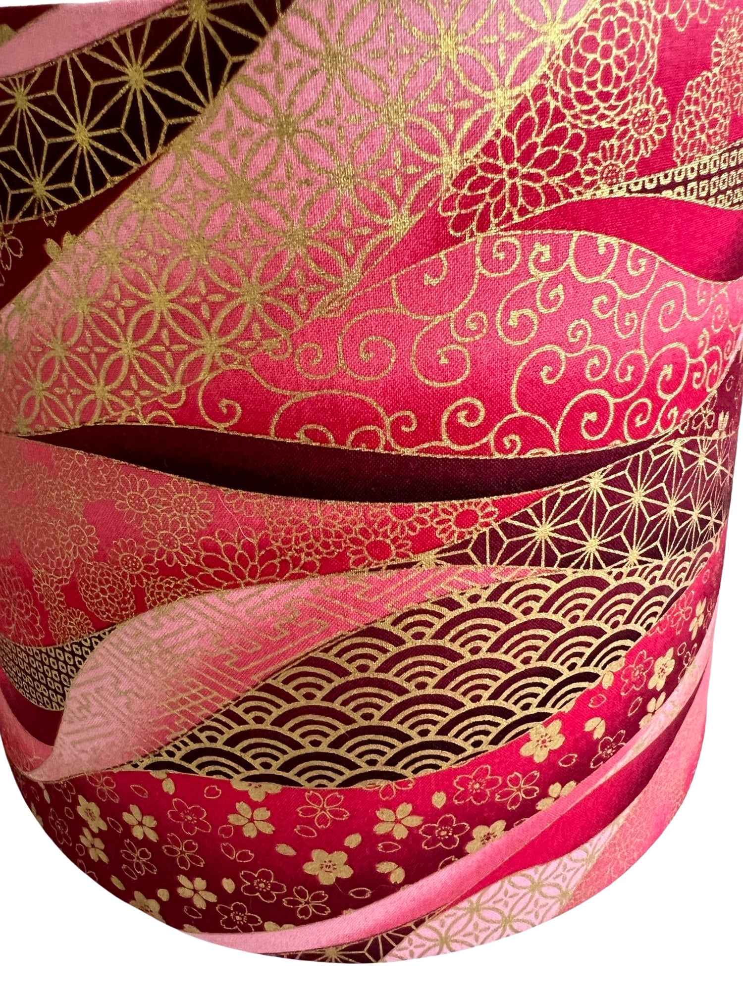 Cassandra Pink Designer Empire Lamp Shade with Silk Interior