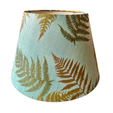Fern – Iridescent Aqua Silk Dupioni Empire Lamp Shade by Paige Hathaway Thorn