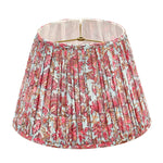 Grace / Blue and Pink Flowered Pleated Lamp Shade
