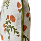 Agni - Linen Patchwork Hand-Blocked Pillow
