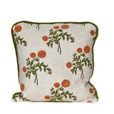 Agni - Linen Patchwork Hand-Blocked Pillow