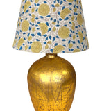 Prabha - Bespoke Blockprint Pleated Empire Lampshade