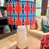 Sunset Stripe / By Textile Design Cassie Adams Bespoke Drum Lampshade