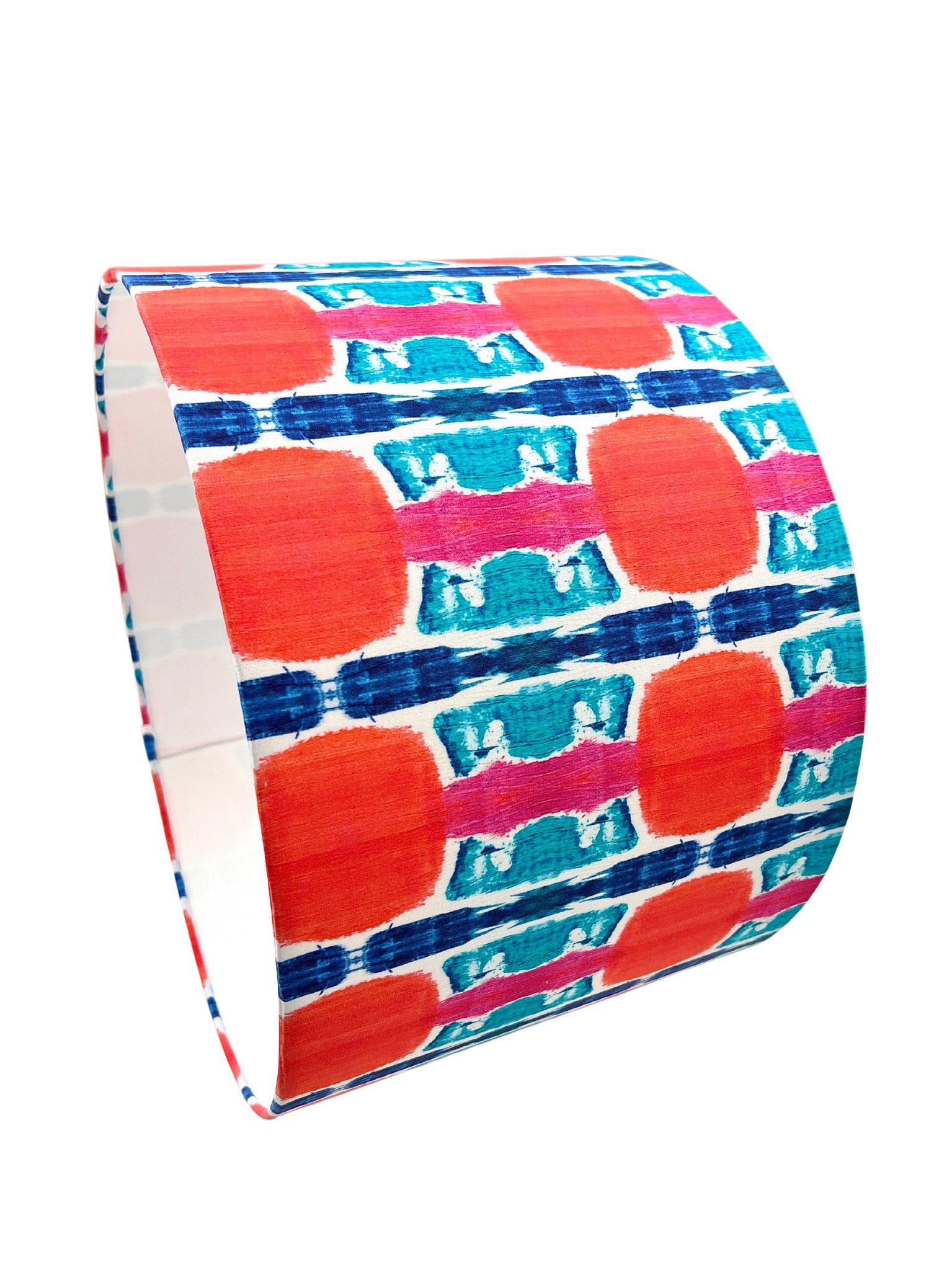 Sunset Stripe / By Textile Design Cassie Adams Bespoke Drum Lampshade