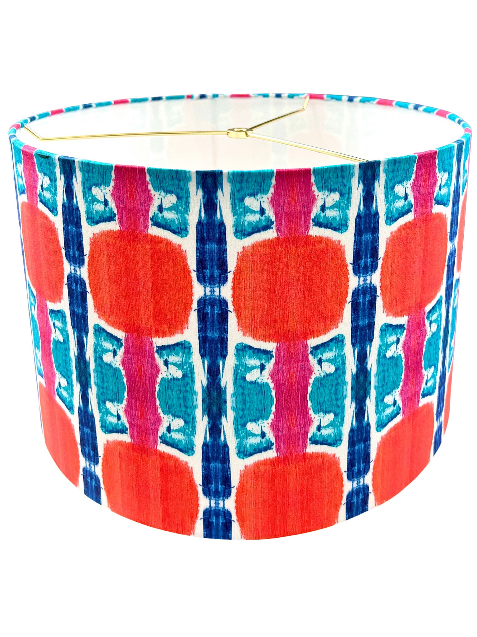 Sunset Stripe / By Textile Design Cassie Adams Bespoke Drum Lampshade