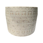 Izzy / Cream Boho Style Bespoke Drum Lampshade