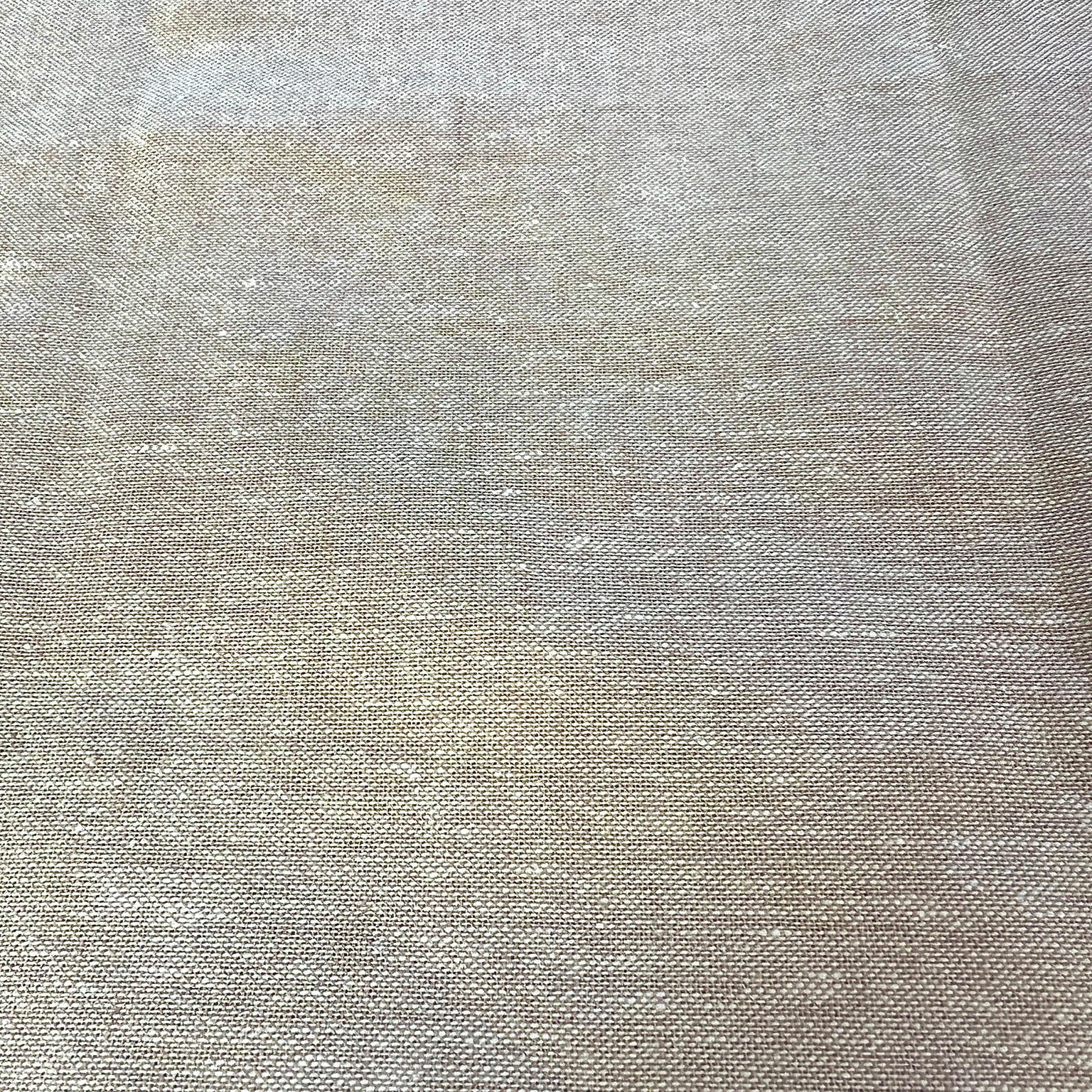 mushroom color linen fabric