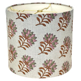 Tejas - Bespoke Blockprint Drum Lampshade