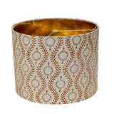 Dharma -  Bespoke Blockprint Drum Lampshade