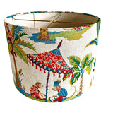 Liz / Monkey Linen Bespoke Drum Lampshade