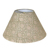 Prakasha - Bespoke Blockprint Empire Lampshade