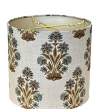 Disha - Bespoke Blockprint Drum Lampshade