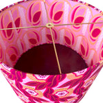 Valentina / Hot Pink African Floral Drum Bespoke Lamp Shade